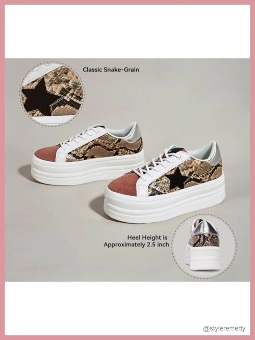 Faux Suede Rainbow Platform Sneakers Womens Memory Foam Walking Shoes